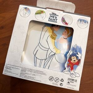 Disney Parks Ink & Paint Collection Salad Plate Set 4 Pack